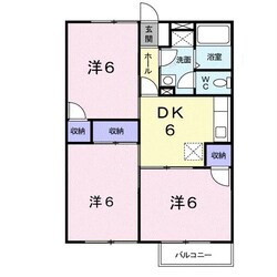 ヴェルドミールⅠの物件間取画像